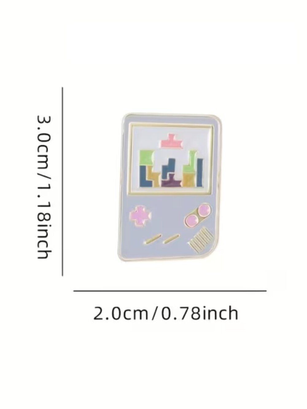 ๐ฅ3/$12 - Enamel Pin - Retro Gameboy - Picture 2 of 2